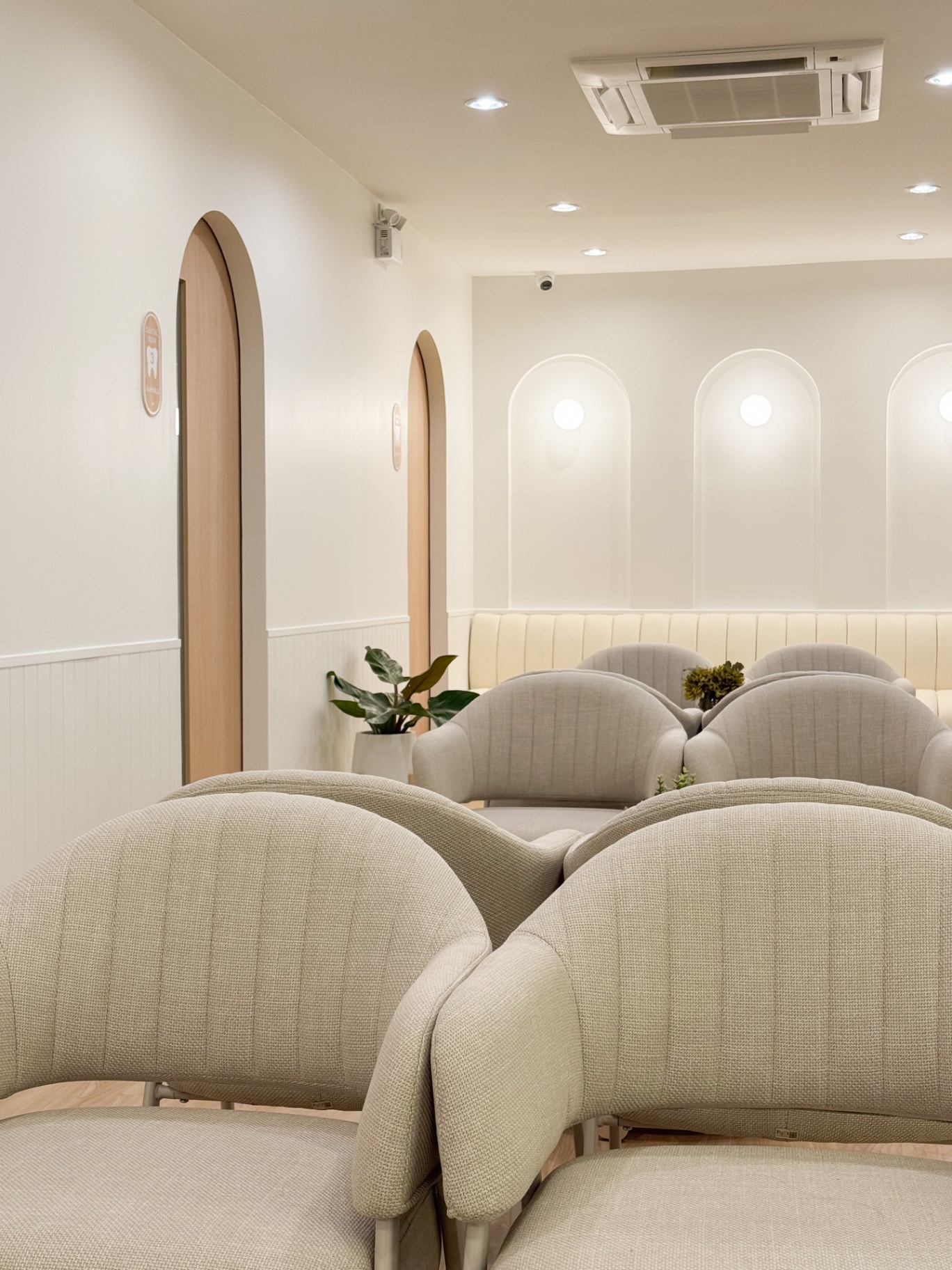 Boutique waiting area seating